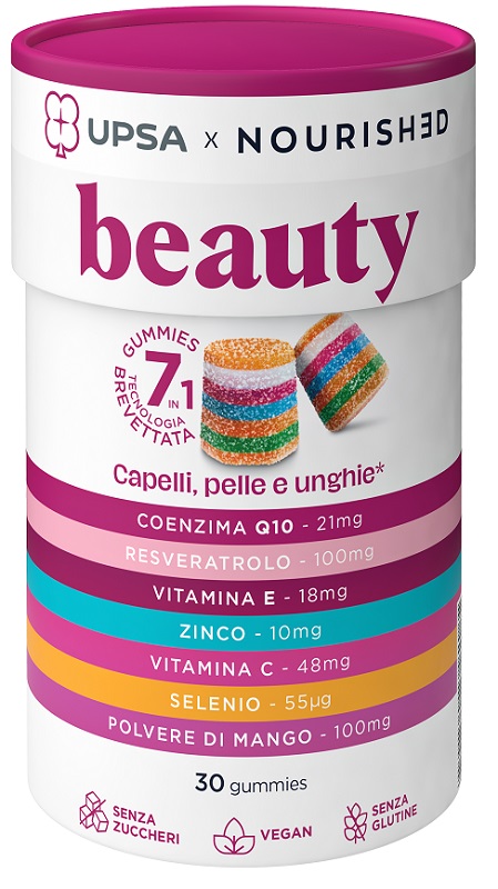 UPSA X NOURISHED BEAUTY 30 GUMMIES - Farmafamily.it