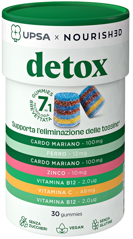 UPSA X NOURISHED DETOX 30 GUMMIES - Farmafamily.it