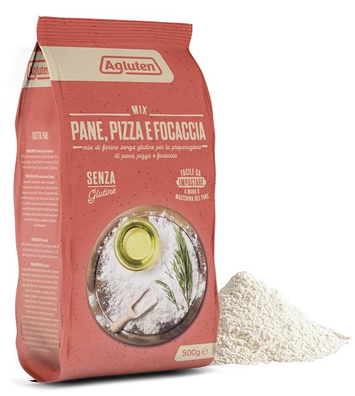 AGLUTEN MIX PANE/PIZZA/FOCACCIA 500 G - Farmafamily.it