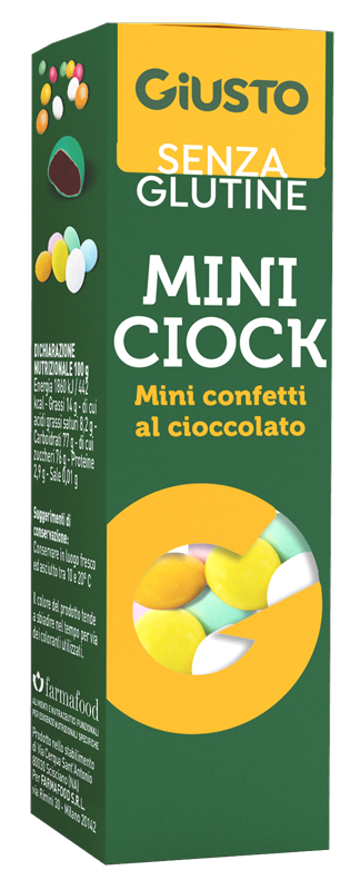 GIUSTO SENZA GLUTINE MINI CIOCK 40 G - Farmafamily.it