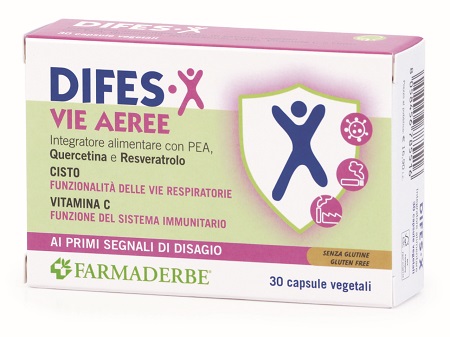 DIFES X VIE AEREE 30 CAPSULE - Farmafamily.it