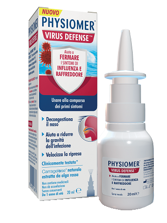 PHYSIOMER VIRUS DEFENSE 20 ML - Farmafamily.it