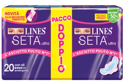 LINES SETA ULTRA ASSORBENTI ALI VP 20 PEZZI - Farmafamily.it