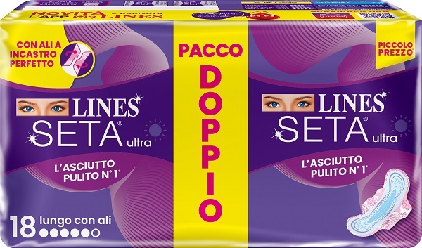 LINES SETA ULTRA ASSORBENTI LUNGO VP DWCT 18 PEZZI - Farmafamily.it