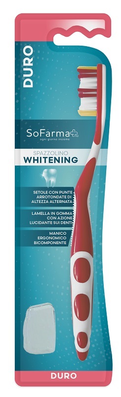 SPAZZOLINO WHITE SETOLE DURE SOFARMAPIU' - Farmafamily.it