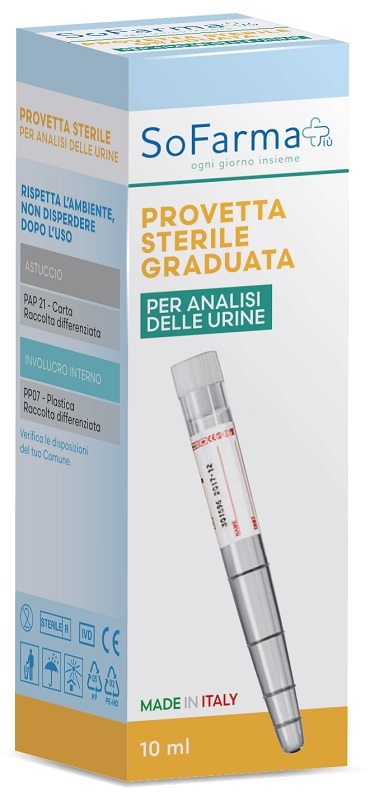 PROVETTA URINA 10 ML SOFARMAPIU' - Farmafamily.it