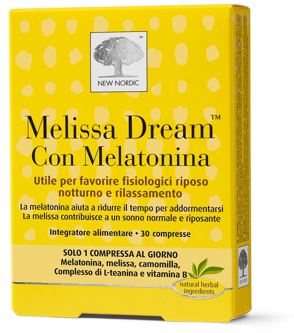 MELISSA DREAM CON MELATONINA 30 COMPRESSE - Farmafamily.it