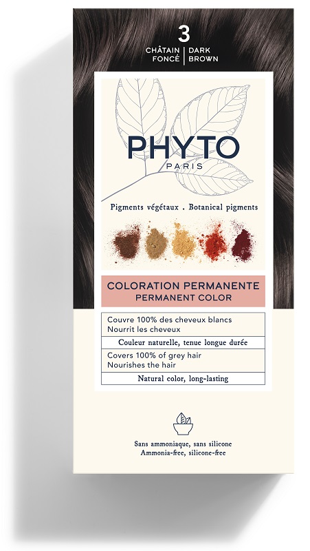 COLOR KIT 3 CASTANO SCURO LATTE RIVELATORE 50 ML + CREMA COLORANTE 50 ML + MASCHERA PROTETTIVA COLORE 12 ML + GUANTI - Farmafamily.it