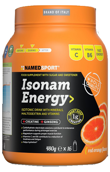 ISONAM ENERGY ORANGE 480 G 1 G CREATINA - Farmafamily.it