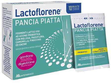 LACTOFLORENE PANCIA PIATTA 10 BUSTINE - Farmafamily.it