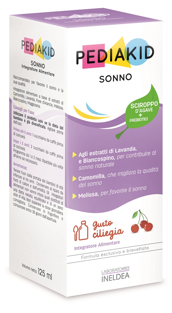 PEDIAKID SONNO SCIROPPO 125 ML - Farmafamily.it