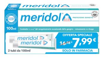 MERIDOL DENTIFRICIO PROTEZIONE GENGIVE 2 PEZZI DA 100 ML - Farmafamily.it