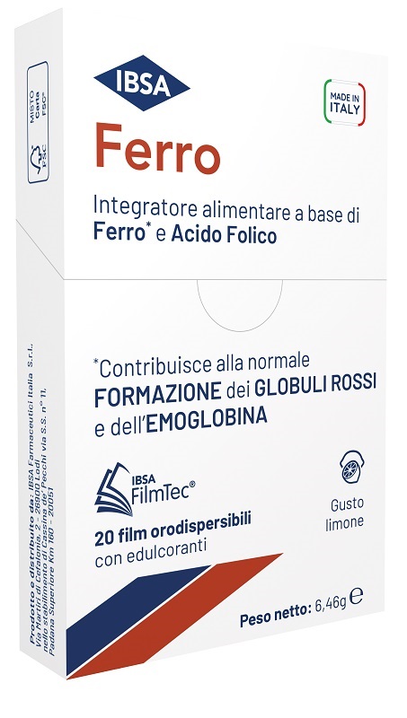 FERRO IBSA 20 FILM ORODISPERSIBILI - Farmafamily.it