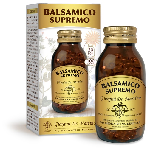 BALSAMICO SUPREMO 100 SOFTGEL 83 G - Farmafamily.it