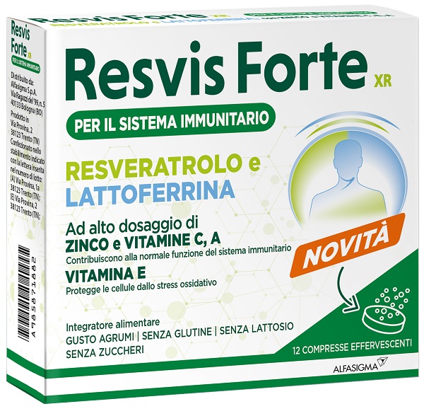 RESVIS FORTE XR 12 COMPRESSE EFFERVESCENTI - Farmafamily.it