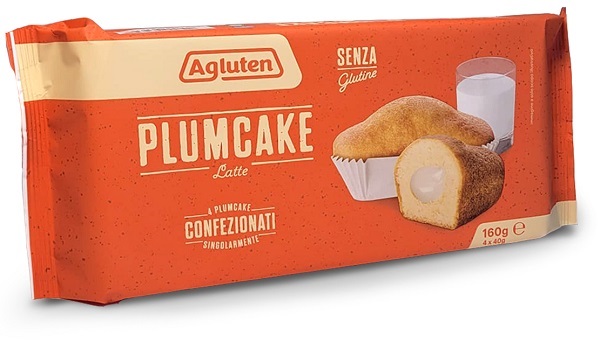 AGLUTEN PLUMCAKE LATTE 4 X 40 G - Farmafamily.it