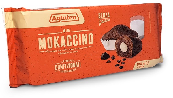 AGLUTEN MINI MOKACCINO 4 X 45 G - Farmafamily.it