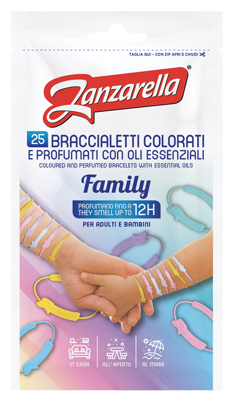 ZANZARELLA BRACCIALETTI FAMILY 25 PEZZI - Farmafamily.it