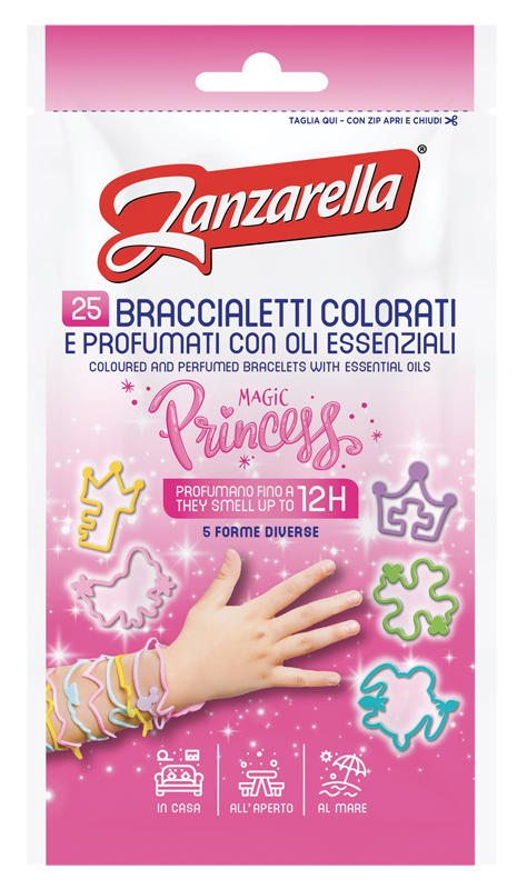 ZANZARELLA BRACCIALETTI PRINCESS 25 PEZZI - Farmafamily.it