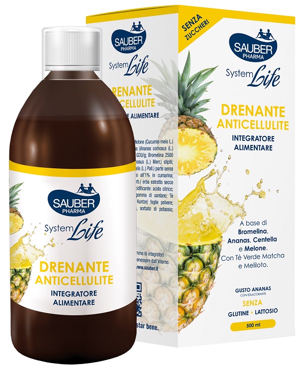 SAUBER DRENANTE ANTICELLULITE 500 ML - Farmafamily.it