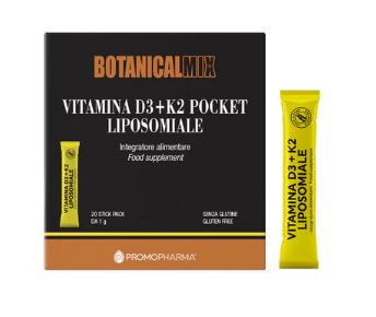 VITAMINA D3+K2 LIPOSOMIALE POCKET 20 STICK - Farmafamily.it