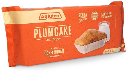 AGLUTEN PLUM CAKE YOGURT 4 PEZZI DA 35 G - Farmafamily.it