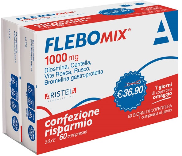 FLEBOMIX 1000 MG 60 COMPRESSE BI-PACK - Farmafamily.it