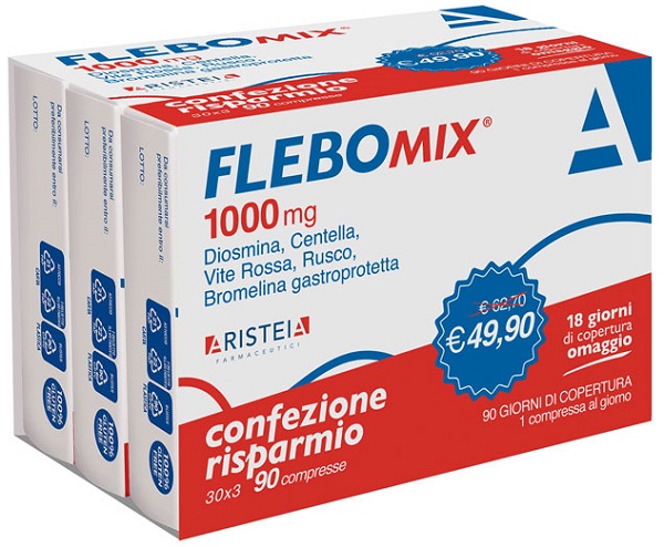 FLEBOMIX 1000 MG 90 COMPRESSE TRI-PACK - Farmafamily.it