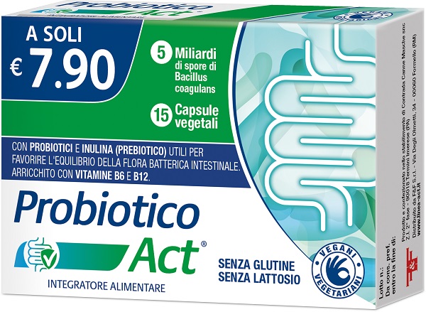 PROBIOTICO ACT 15 CAPSULE VEGETALI - Farmafamily.it