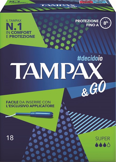TAMPAX &GO SUPER 18 PEZZI - Farmafamily.it