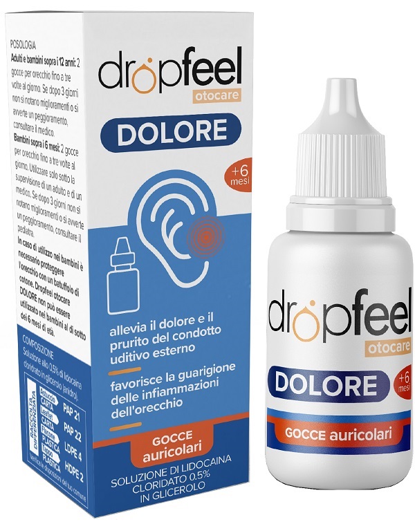 DROPFEEL OTOCARE DOLORE GOCCE AURICOLARI 7 ML - Farmafamily.it