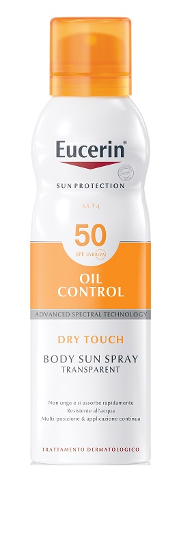 EUCERIN SUN SPRAY TOCCO SECCO SPF50 200 ML - Farmafamily.it