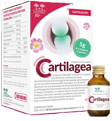 CARTILAGEA SALUGEA 18 FLACONCINI DA 12 ML - Farmafamily.it