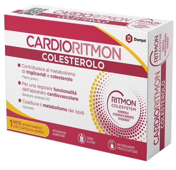 CARDIORITMON COLESTEROLO 30 CAPSULE - Farmafamily.it