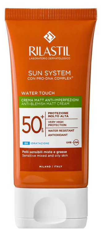 RILASTIL SUN SYSTEM WATER TOUCH FLUIDO SPF50+ 50 ML NUOVA FORMULAZIONE - Farmafamily.it