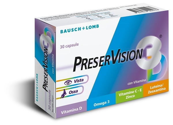 PRESERVISION 3D 30 CAPSULE MOLLI - Farmafamily.it