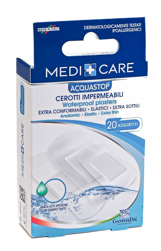 CEROTTO MEDICARE ANTIACQUA ASSORTITI 20 PEZZI - Farmafamily.it
