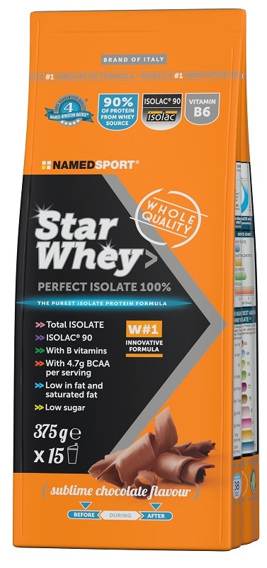 STAR WHEY ISOLATE SUBLIME CHOCOLATE 375 G - Farmafamily.it