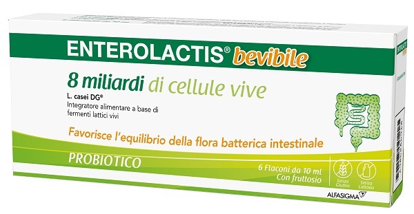 ENTEROLACTIS BEVIBILE 6 FLACONCINI X 10 ML - Farmafamily.it