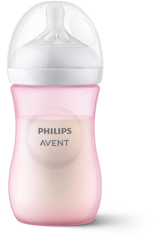 AVENT BIBERON NATURAL RESPONSE DA 260ML ROSA TETTARELLA FLUSSO 3 - Farmafamily.it