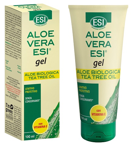 ESI ALOE VERA GEL TEA TREE CON VITAMINA E 100 ML - Farmafamily.it