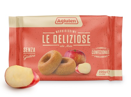 AGLUTEN DELIZIOSE ALLE MELE 4 PEZZI 220 G - Farmafamily.it