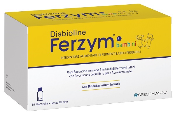 DISBIOLINE FERZYM BAMBINI 10 FLACONCINI DA 8 ML - Farmafamily.it