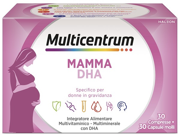 MULTICENTRUM MAMMA DHA 30 COMPRESSE + 30 CAPSULE - Farmafamily.it