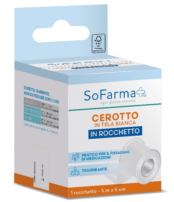 ROCCHETTO TELA M 5X5 CM SOFARMAPIU' - Farmafamily.it