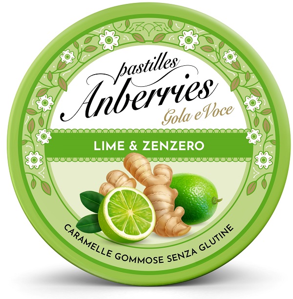 ANBERRIES LIME & ZENZERO 50 G - Farmafamily.it