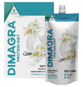 DIMAGRA PROTEIN DIET VANIGLIA 7 PEZZI DA 220 G - Farmafamily.it
