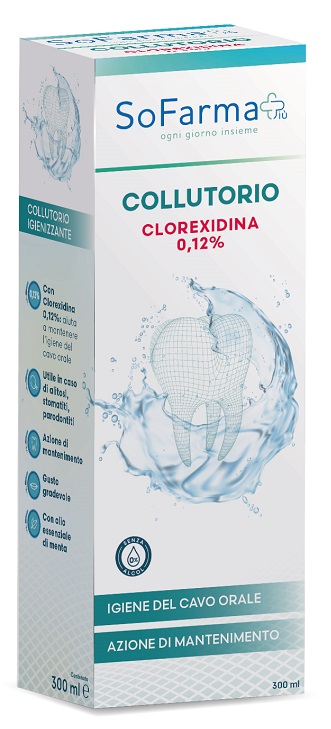COLLUTORIO CLOREXIDINA 0,12% 200 ML SOFARMAPIU' - Farmafamily.it