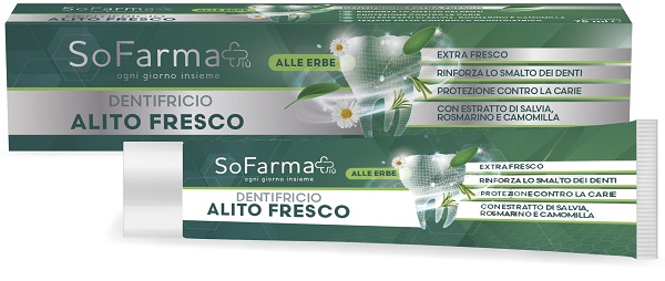 DENTIFRICIO ALITO FRESCO 75 ML SOFARMAPIU' - Farmafamily.it