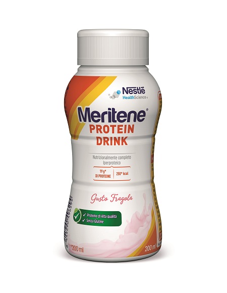 MERITENE PROTEIN DRINK FRAGOLA 200 ML - Farmafamily.it